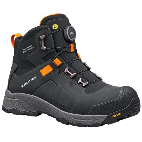 Solid Gear Vapor 3 Mid BOA Safety Boots SG80014 Solid Gear Vapor 3 Mid BOA Safety Boots SG80014